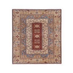 Decorative Turkish Soft Muted Color Oushak Living Room Rug 6'10'' X 7'7''