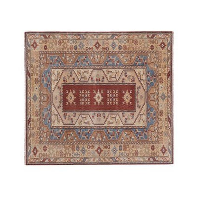 Decorative Turkish Soft Muted Color Oushak Living Room Rug 6'10'' X 7'7''