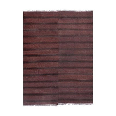 1960s Vintage Traditional Handwoven Hemp Kilim Rug 8'9'' X 11'4''