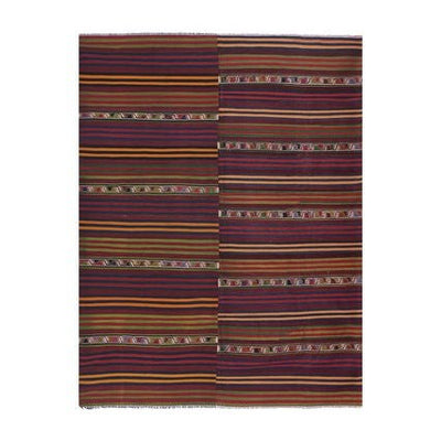 Mid-20th Century Wool Large Anatolian Kilim Rug 9'8'' X 12'9''
