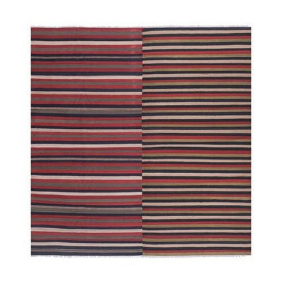 Vintage Oversize Turkish Kilim Rug 9'3'' X 9'6''