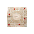 Hand-Embroidered Suzani Wall Hanging & Tablecloth 4'8'' x 4'9''