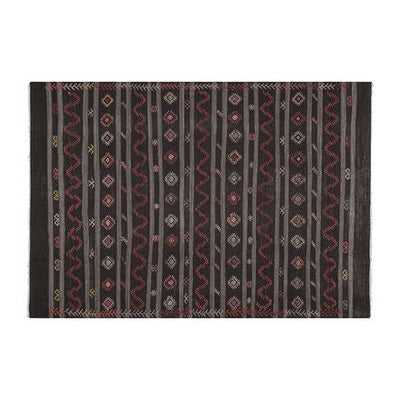 Vintage Goat Hair Turkish Flat Weave Kilim 7'5'' X 10'8''