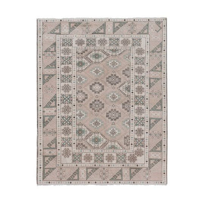 Vintage Faded Turkish Kars Rug 6'6'' X 8'3''