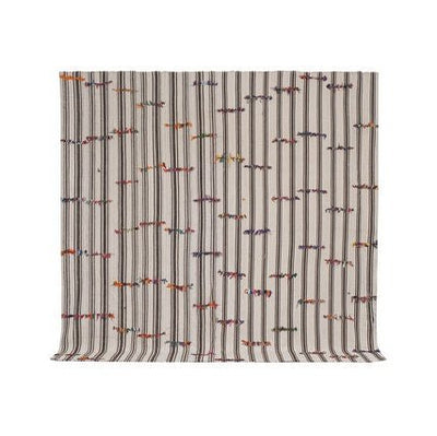 Vintage Oversized Turkish Hemp Kilim Rug With Tulu Details