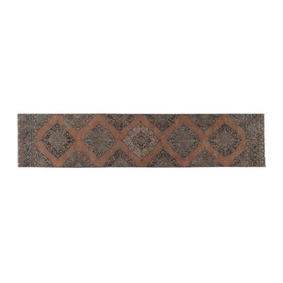 Vintage Decorative Turkish Oushak Runner 2'11'' X 13'