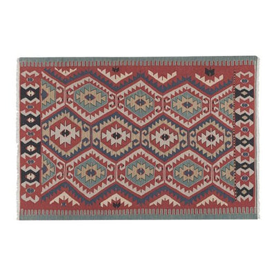 Vintage Geometrical Turkish Kilim Rug 3'10'' X 5'7''