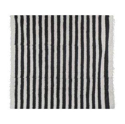 Square Turkish Striped Mohair Kilim Rug 7'4'' X 7'10''