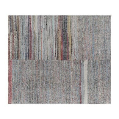 Vintage Two Panel Turkish Palas Kilim Rug 9'2'' X 10'4''