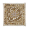 Hand-Embroidered Suzani Wall Hanging & Tablecloth 5' x 5'5''