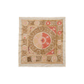 Hand-Embroidered Suzani Wall Hanging & Tablecloth 3'9'' x 3'11''