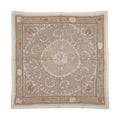 Hand-Embroidered Suzani Wall Hanging & Tablecloth 4'9'' x 5'3''