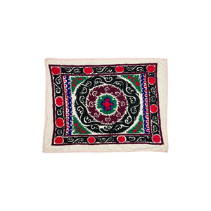 Hand-Embroidered Suzani Wall Hanging & Tablecloth 3'10'' x 4'2''