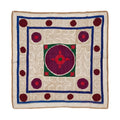 Hand-Embroidered Suzani Wall Hanging & Tablecloth 4'3'' x 4'4''