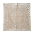 Hand-Embroidered Suzani Wall Hanging & Tablecloth 4'3'' x 4'3''