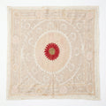 Hand-Embroidered Suzani Wall Hanging & Tablecloth 4'7'' x 4'7''