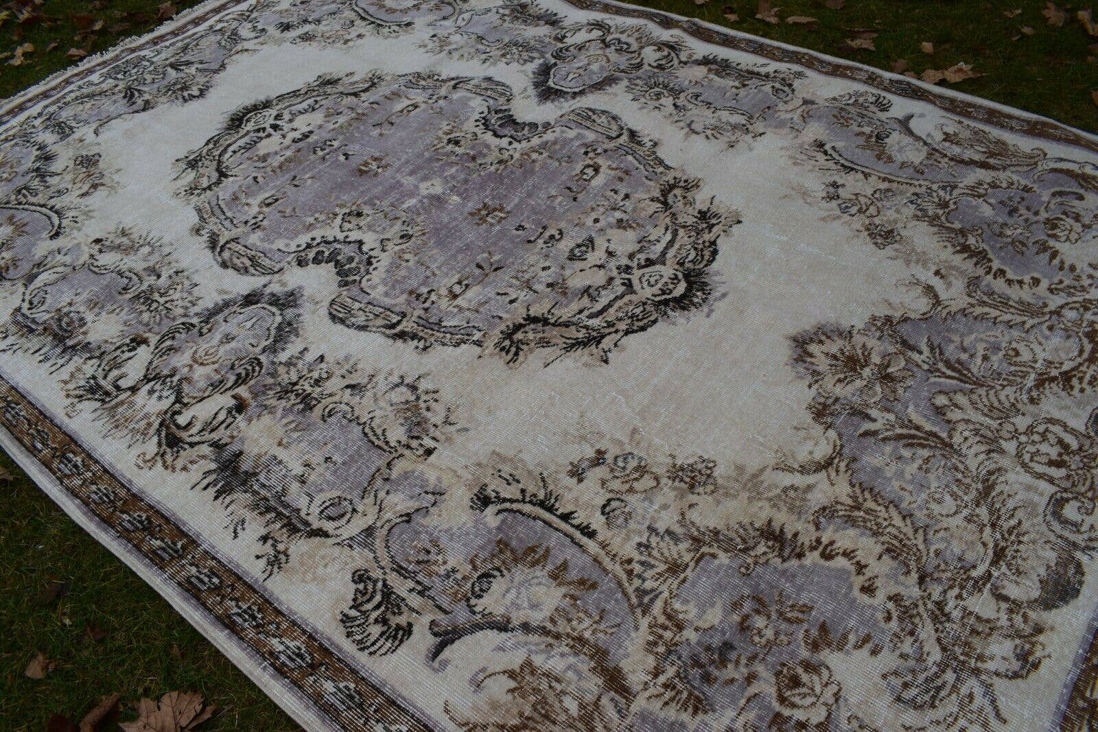 Vintage Turkish Rug 6'11'' x 10'4''