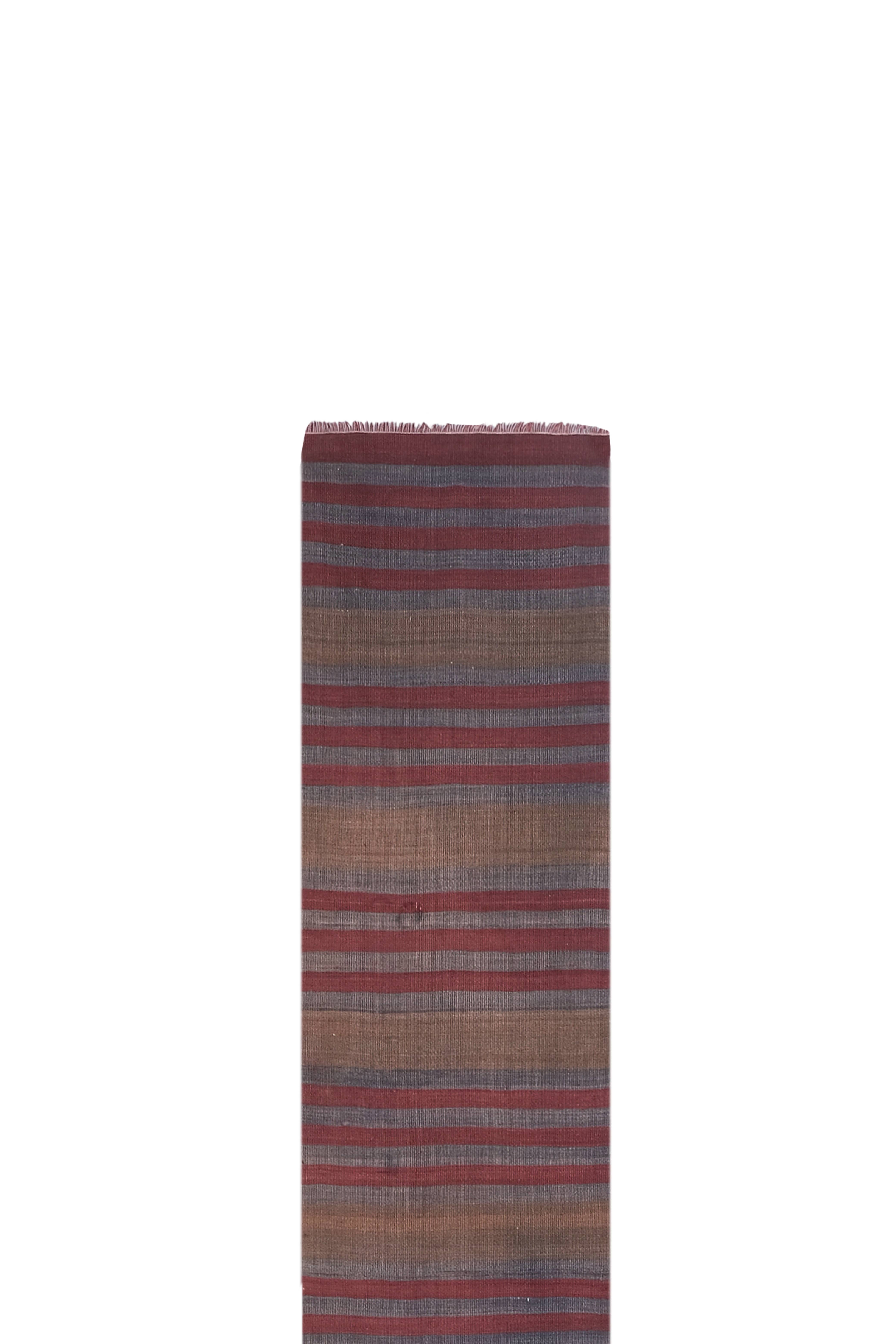 Vintage Turkish Kilim Runner 2'1'' x 18'4''