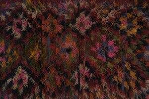 Vintage Turkish Shaggy Rug 3'1'' x 5'10''