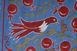 Silk Suzani Table Runner | 3'6'' x 6'3''