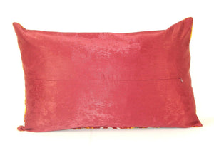 Silk Ikat Velvet Pillow Cover | 16'' x 24''