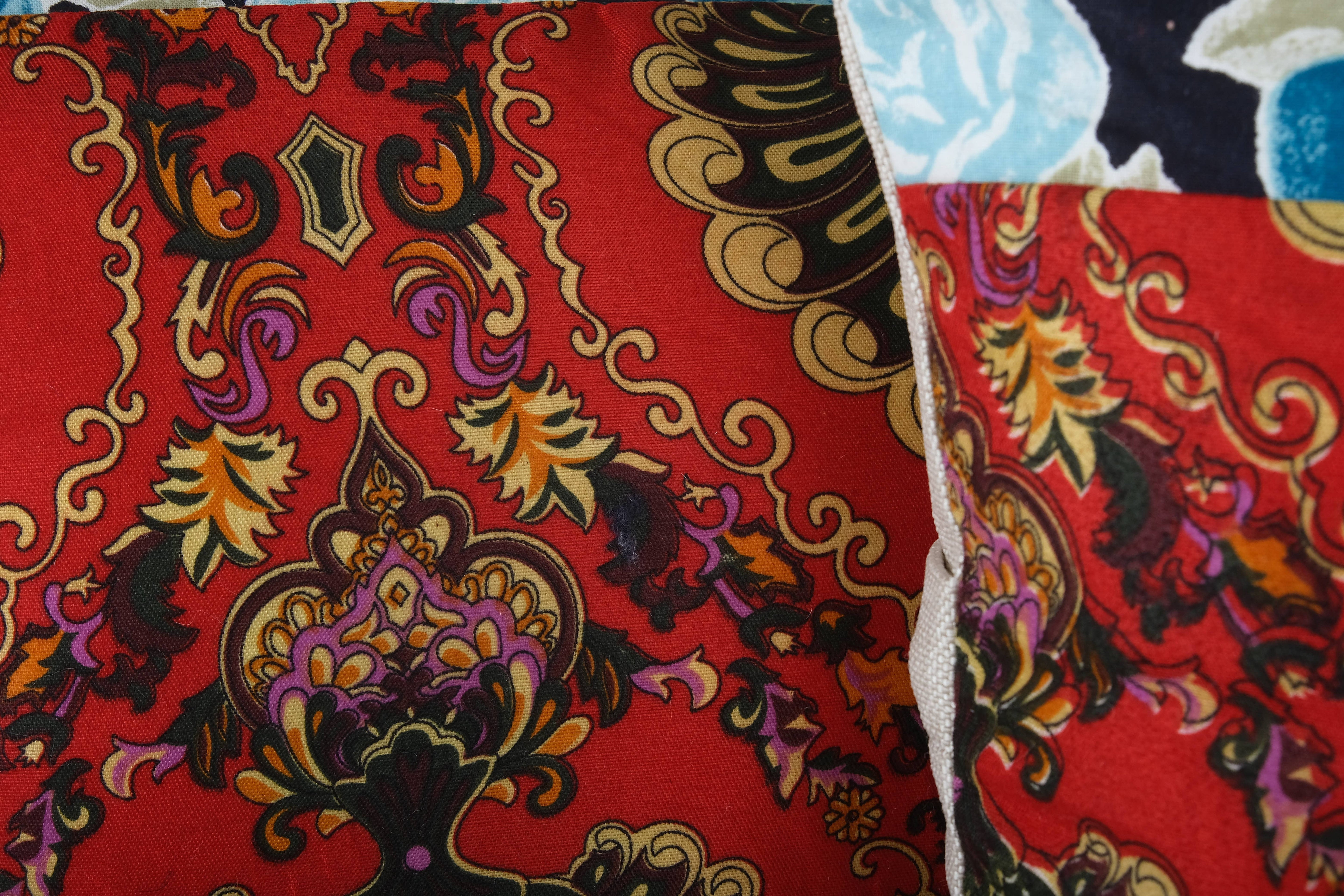 Uzbek Roller Printed Pillow Cover Set of 2 | 15'' x 22''