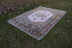Vintage Oushak Rug 6'8'' x 9'4''