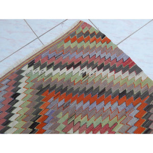 Vintage Turkish Kilim Rug 39'' x 47''