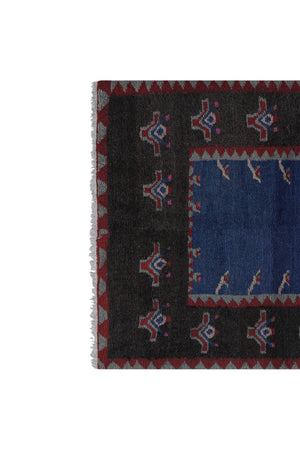 Vintage Turkish Shaggy Rug 40'' x 55''