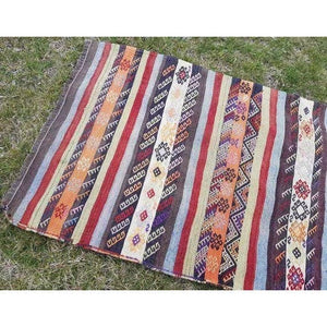 Vintage Turkish Kilim Runner 2'7'' x 9'8''