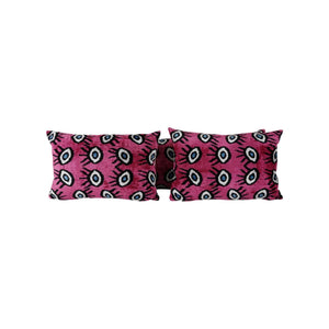 Silk Ikat Velvet Pillow Cover | 16'' x 47''
