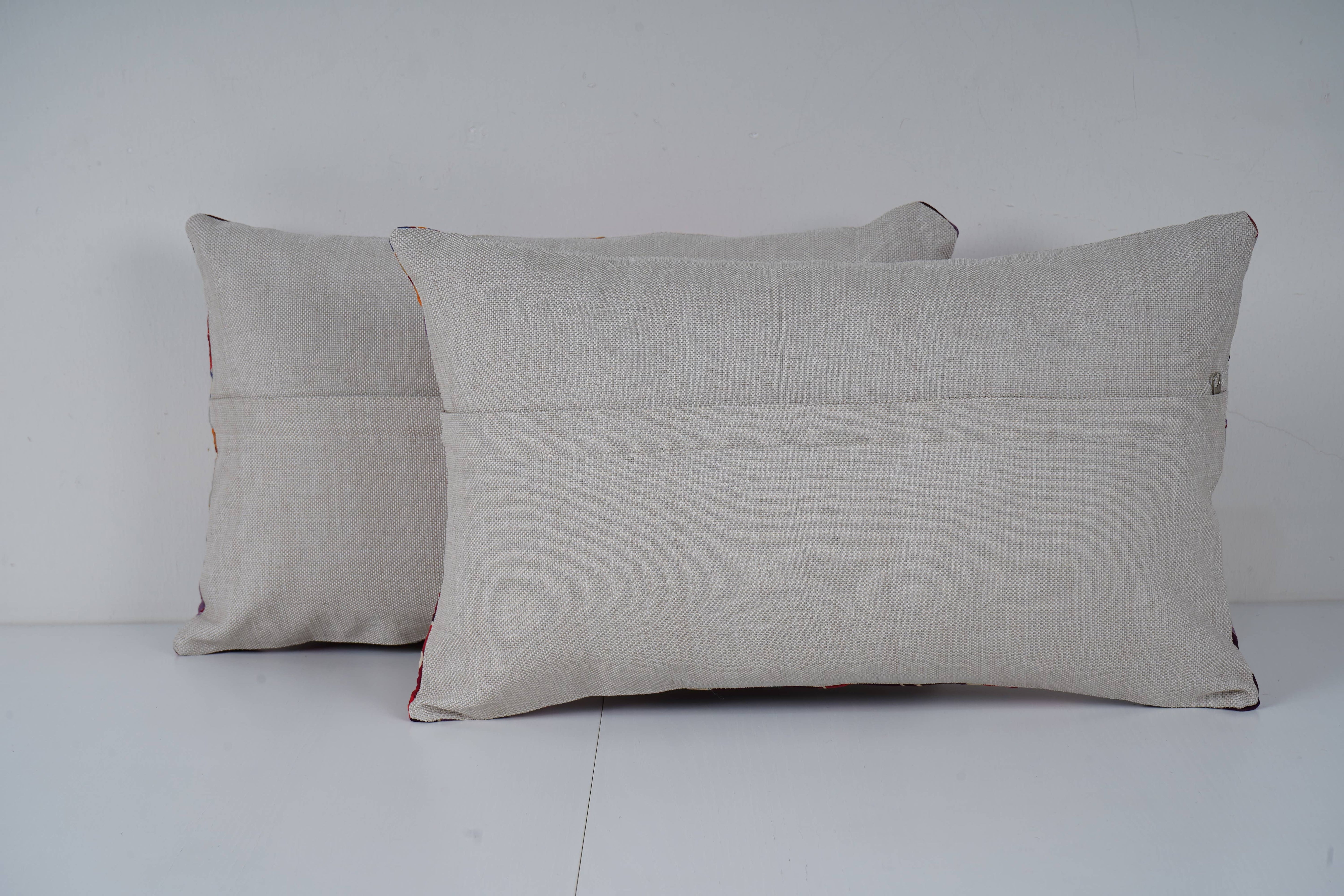 Uzbek Roller Printed Pillow Cover Set of 2 | 11'' x 20''