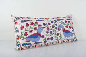 Duck Suzani Bedding Pillow Cover | 18'' x 36''