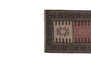 Vintage Turkish Karapinar Rug 3'2'' x 5'6''