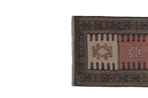 Vintage Turkish Rug 3'2'' x 5'6''