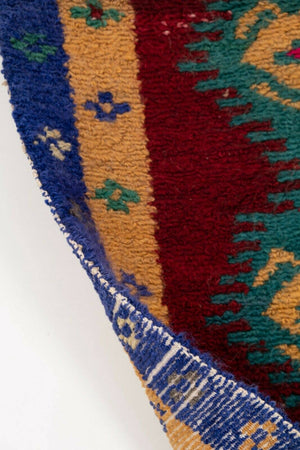 Vintage Turkish Shaggy Tulu Rug 43'' x 52''