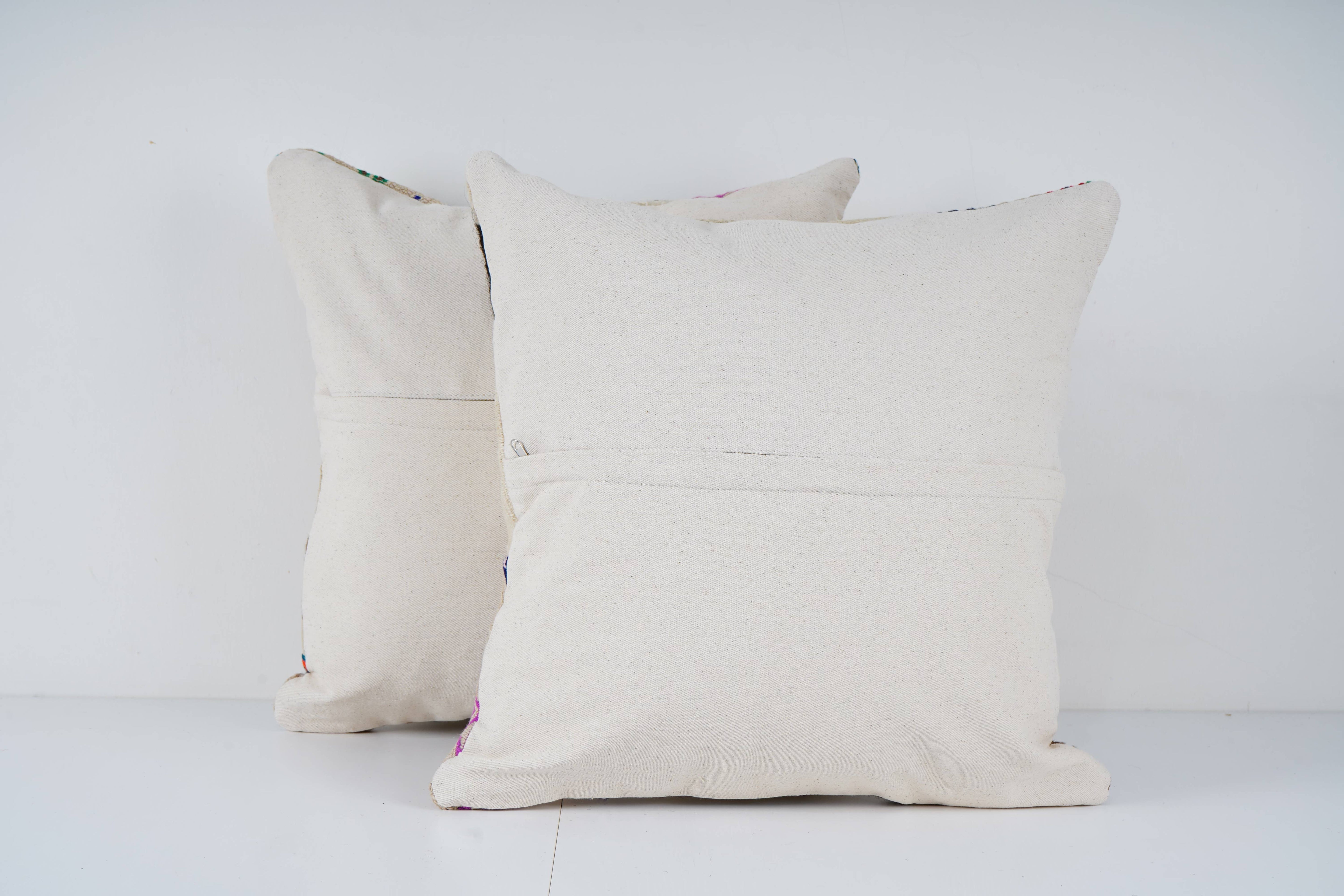 Kilim Patchwork Pillow Cover Set of 2 | 20'' x 20''