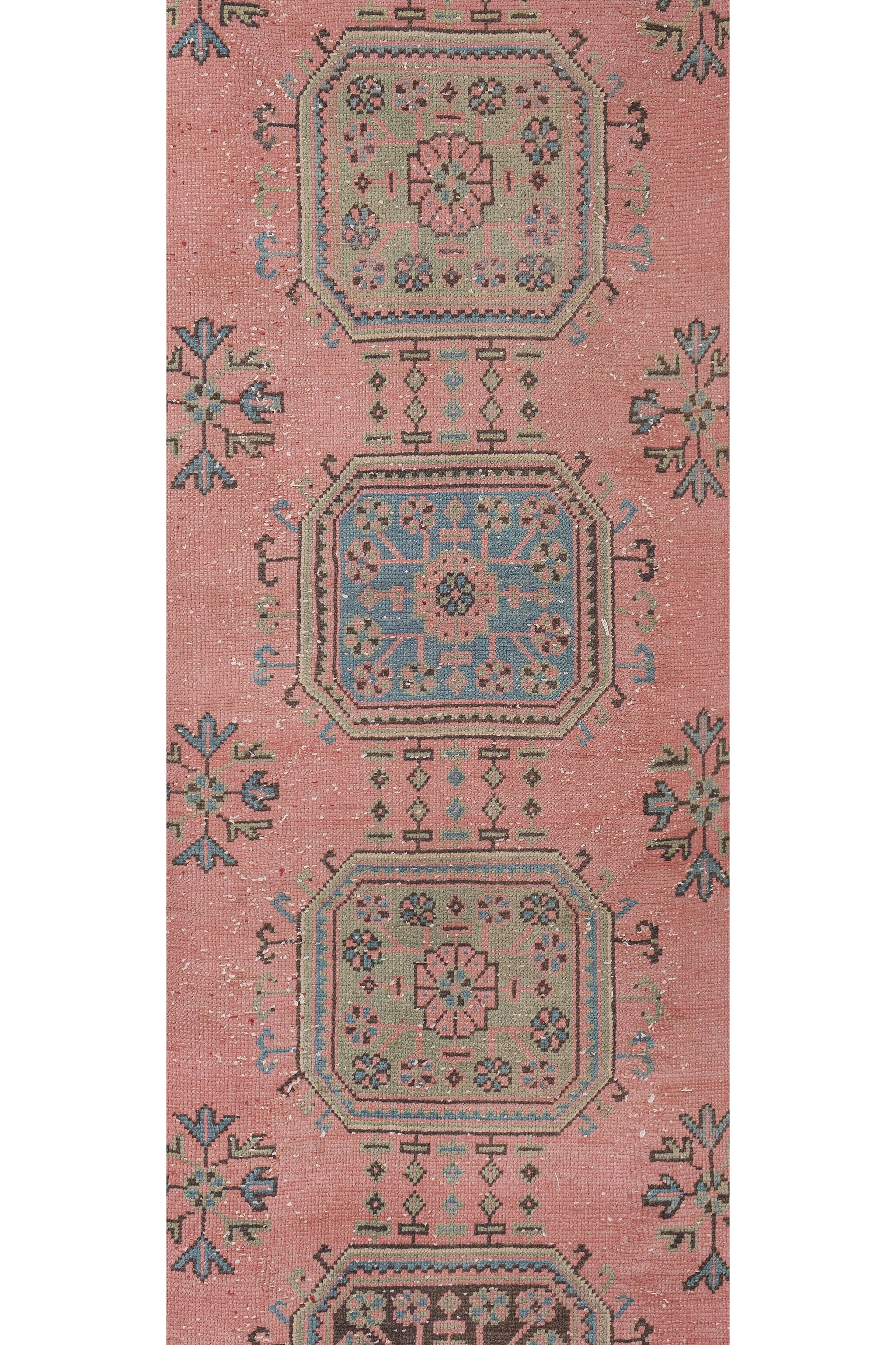 Vintage Turkish Runner Rug 2'6'' x 21'8''