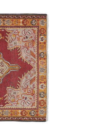 Vintage Turkish Rug 3' x 4'4''