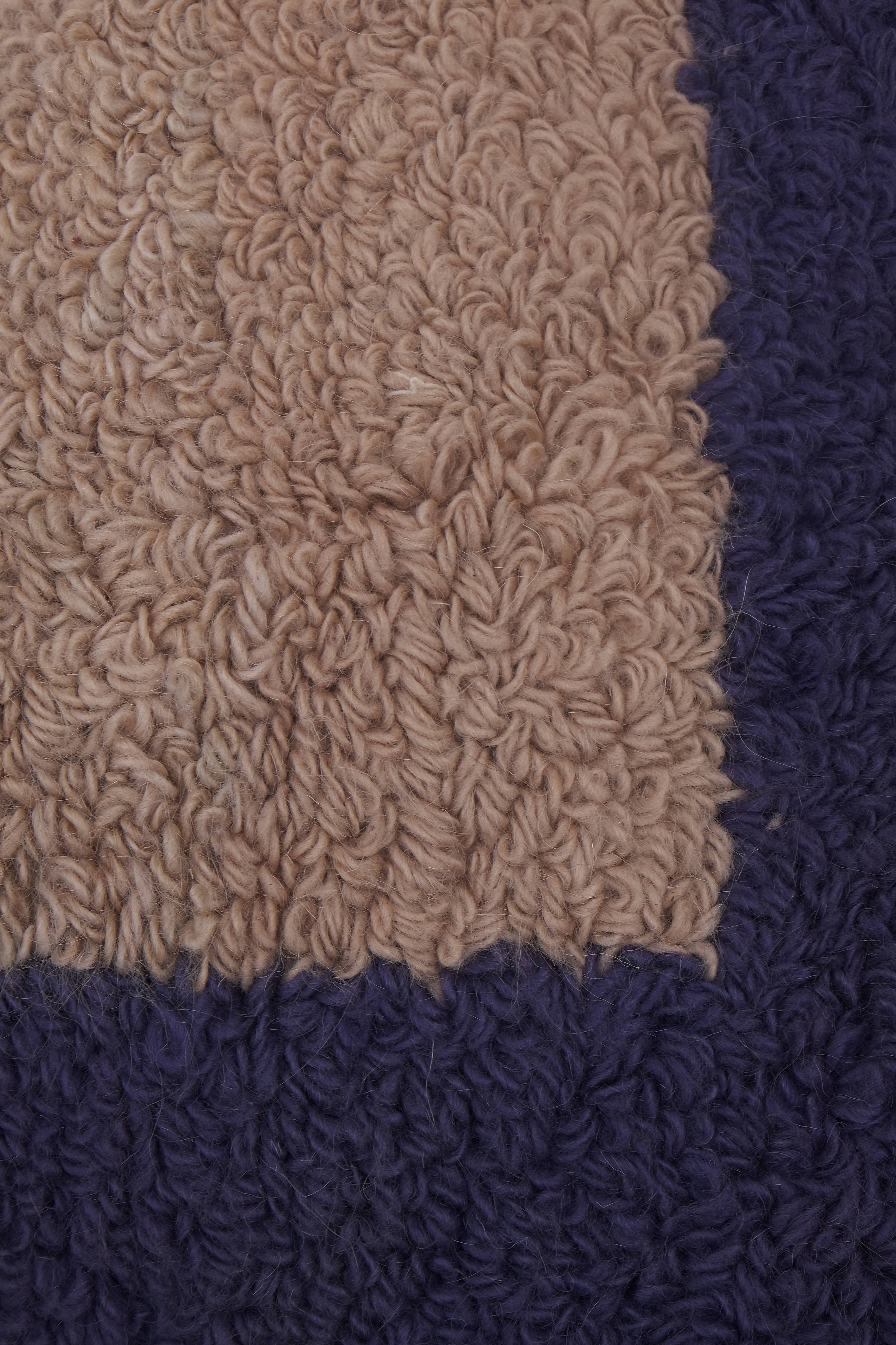 Vintage Turkish Tulu Rug 4'4'' x 6'