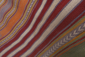 Vintage Turkish Kilim Runner 2'2'' x 17'2''