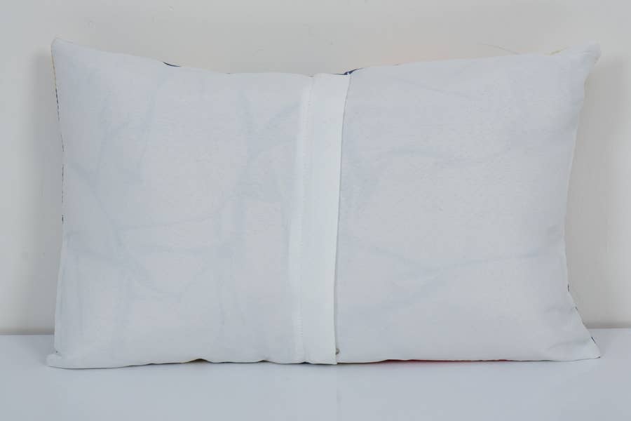 Silk Ikat Velvet Pillow Cover | 12'' x 20''