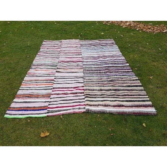 Vintage Turkish Kilim Rug 7'5'' x 9'10''