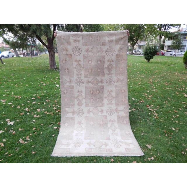 Vintage Oushak Rug 4'3'' x 8'