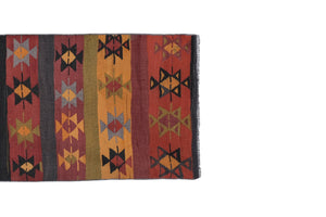 Vintage Kilim Runner 3' x 9'5''