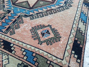 Vintage Turkish Anatolian Runner 3'3'' x 12'9''