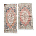 Vintage Turkish Yastik Rugs Set of 2 | 17'' x 36''