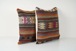 Kilim Pillow Cover Set of 2 | 20'' x 20''