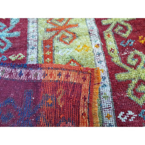 Vintage Oushak Yastik Rug 22'' x 39''