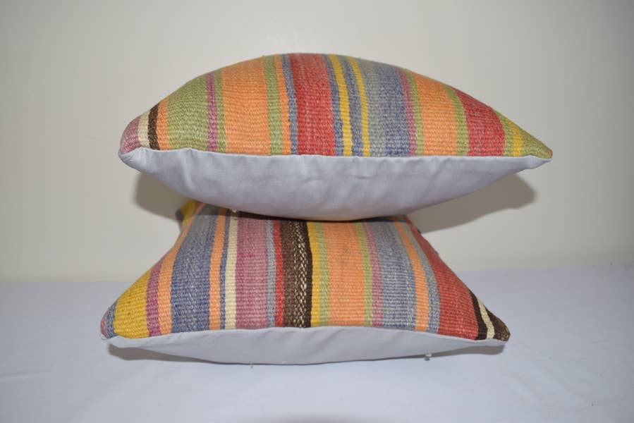 Kilim Pillow Cover Set of 2 | 16'' x 16''